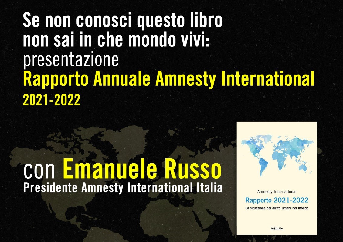 Lecce: Presentazione Rapporto Amnesty International - Idea Radio Nel Mondo