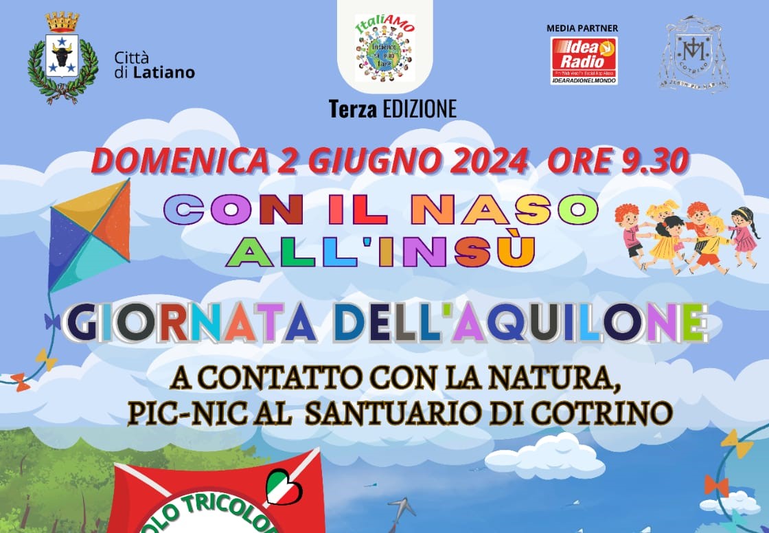 Latiano: Con il naso all'insù giornata dell'aquilone