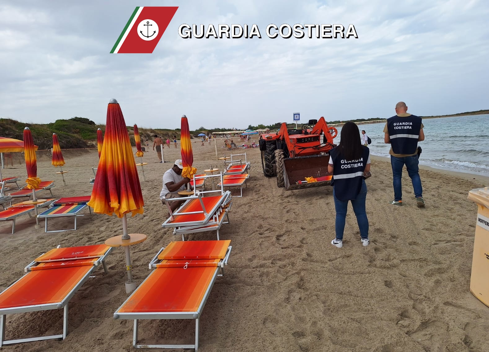 Carovigno: Tratto di spiaggia abusivamente occupata, la Guardia Costiera la restituisce ai cittadini