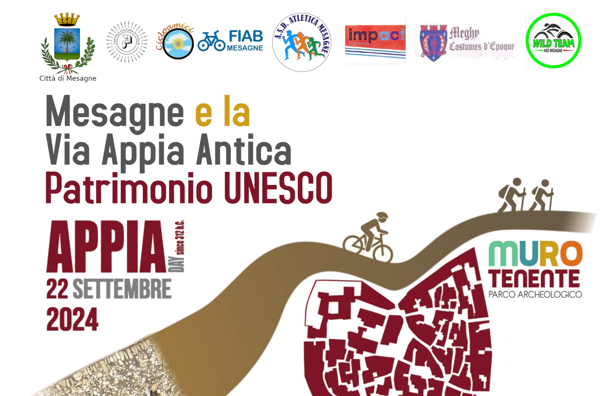 Mesagne: Domenica 22 Settembre viaggio nella storia con l'Appia Day 2024