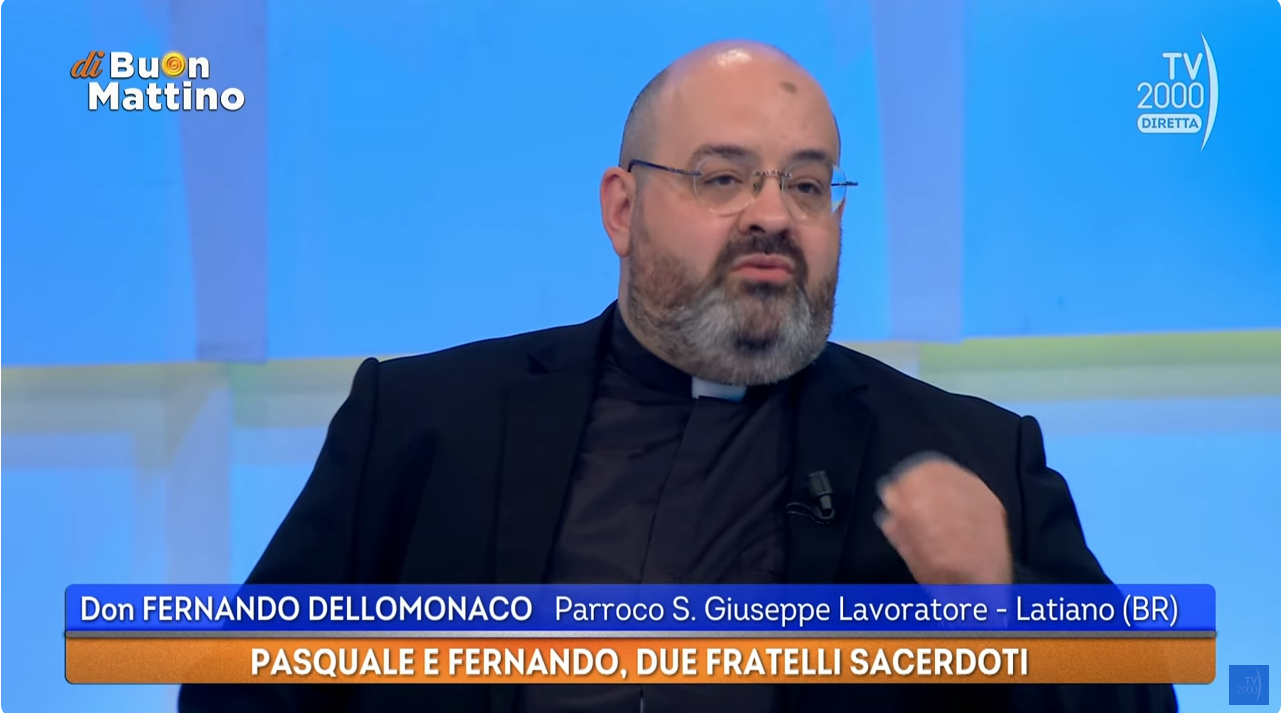 Latiano: Don Fernando Dello Monaco e il fratello Don Pasquale raccontano la loro vocazione in Tv