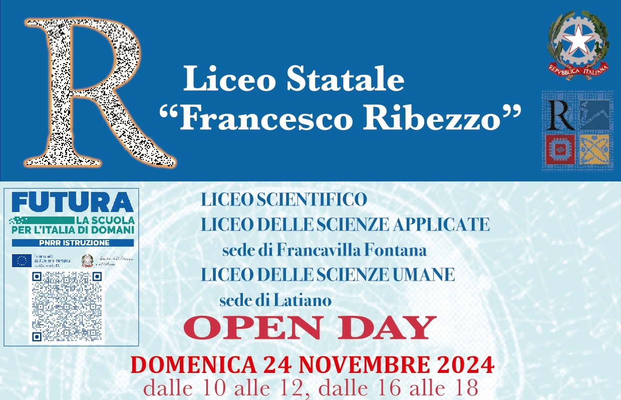 Francavilla F.na: Open Day e laboratori al Liceo Ribezzo