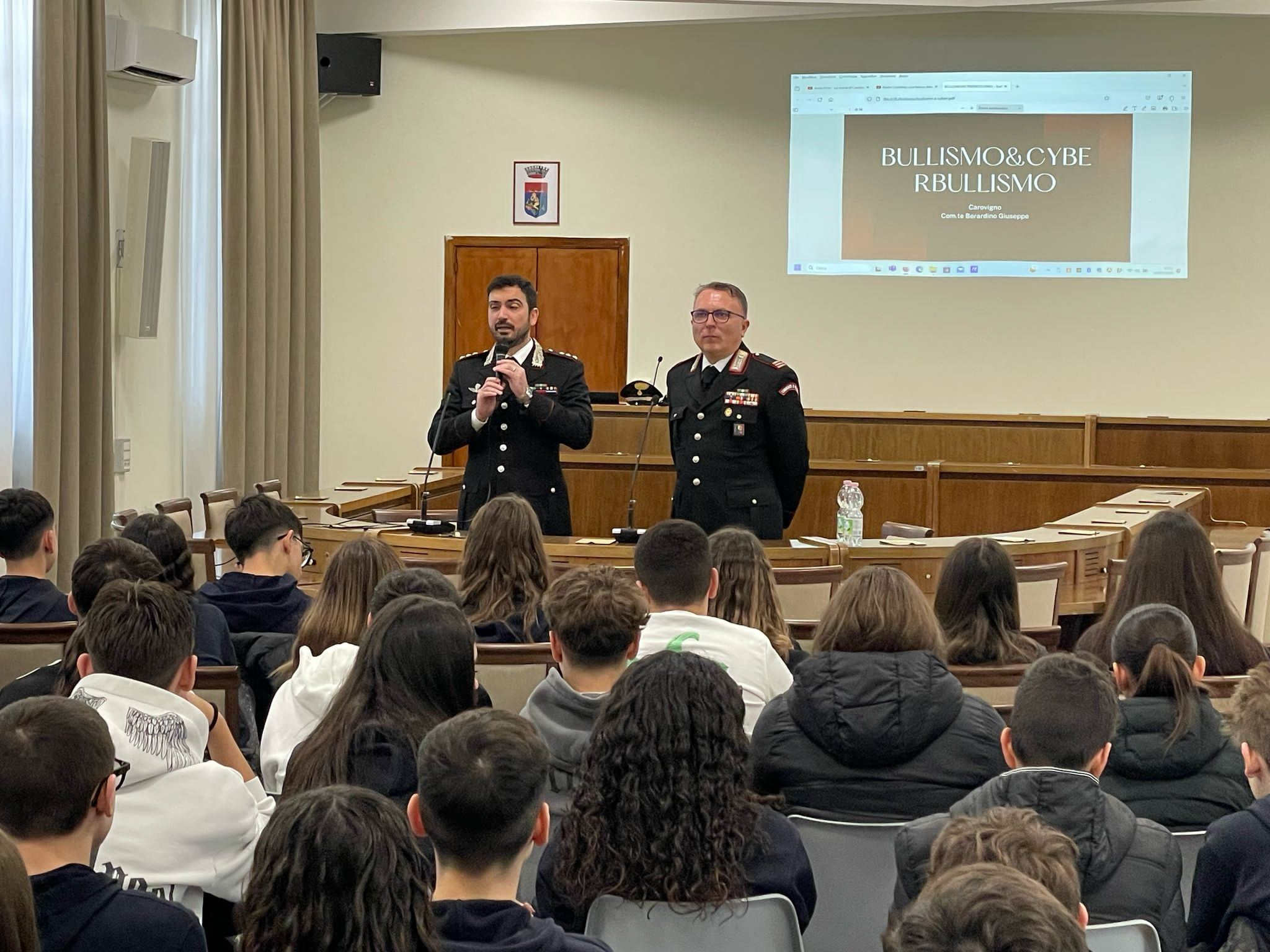 Carovigno: I Carabinieri incontrano gli studenti